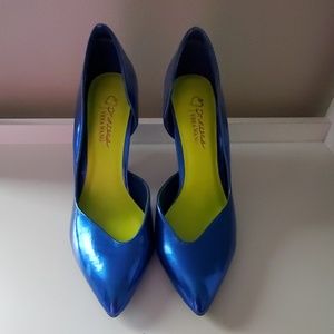 Women's blue heels